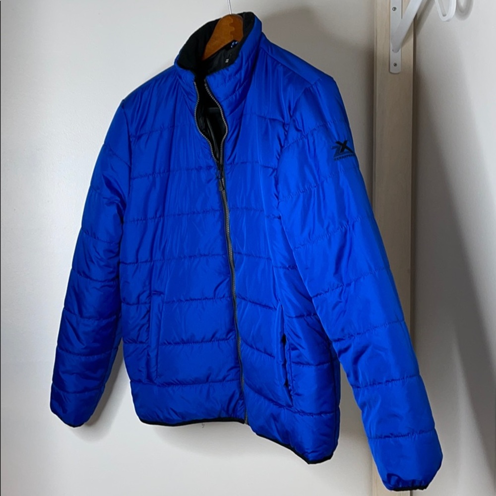 ZeroXPosur Blue Full Zip Puffer Jacket